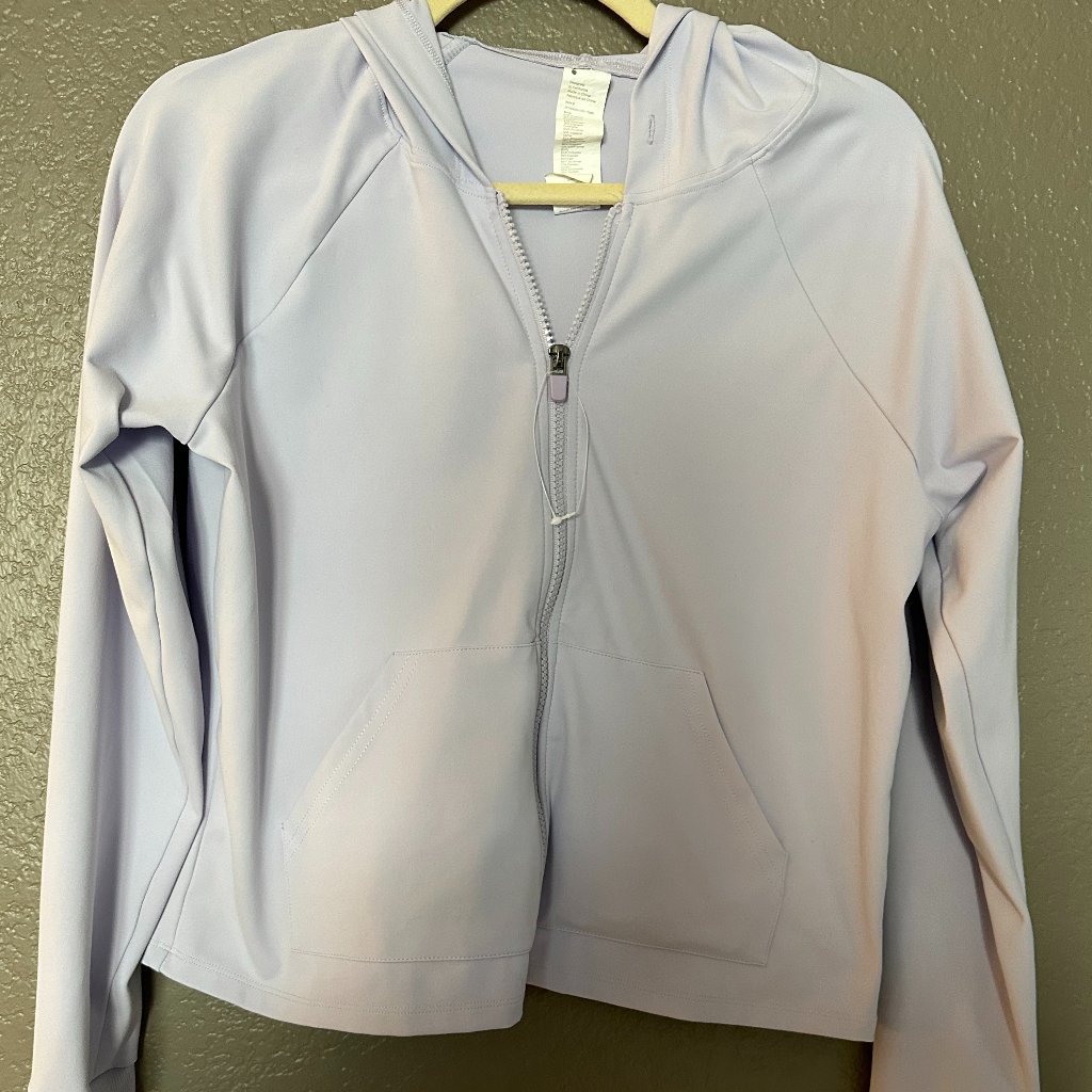 Fabletics Cropped Lavender Jacket